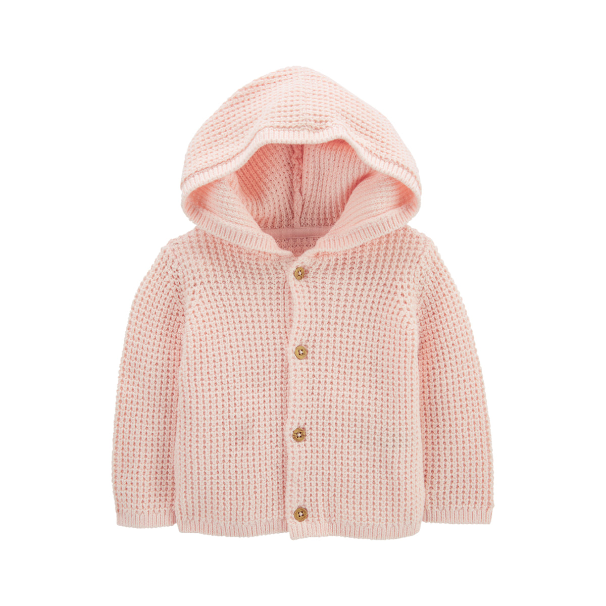 Carter's 嫩嫩粉紅色針織外套(9M-12M)
