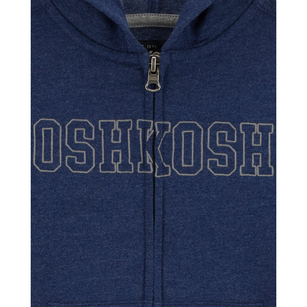 OshKosh 藍色連帽外套(2T-5T)