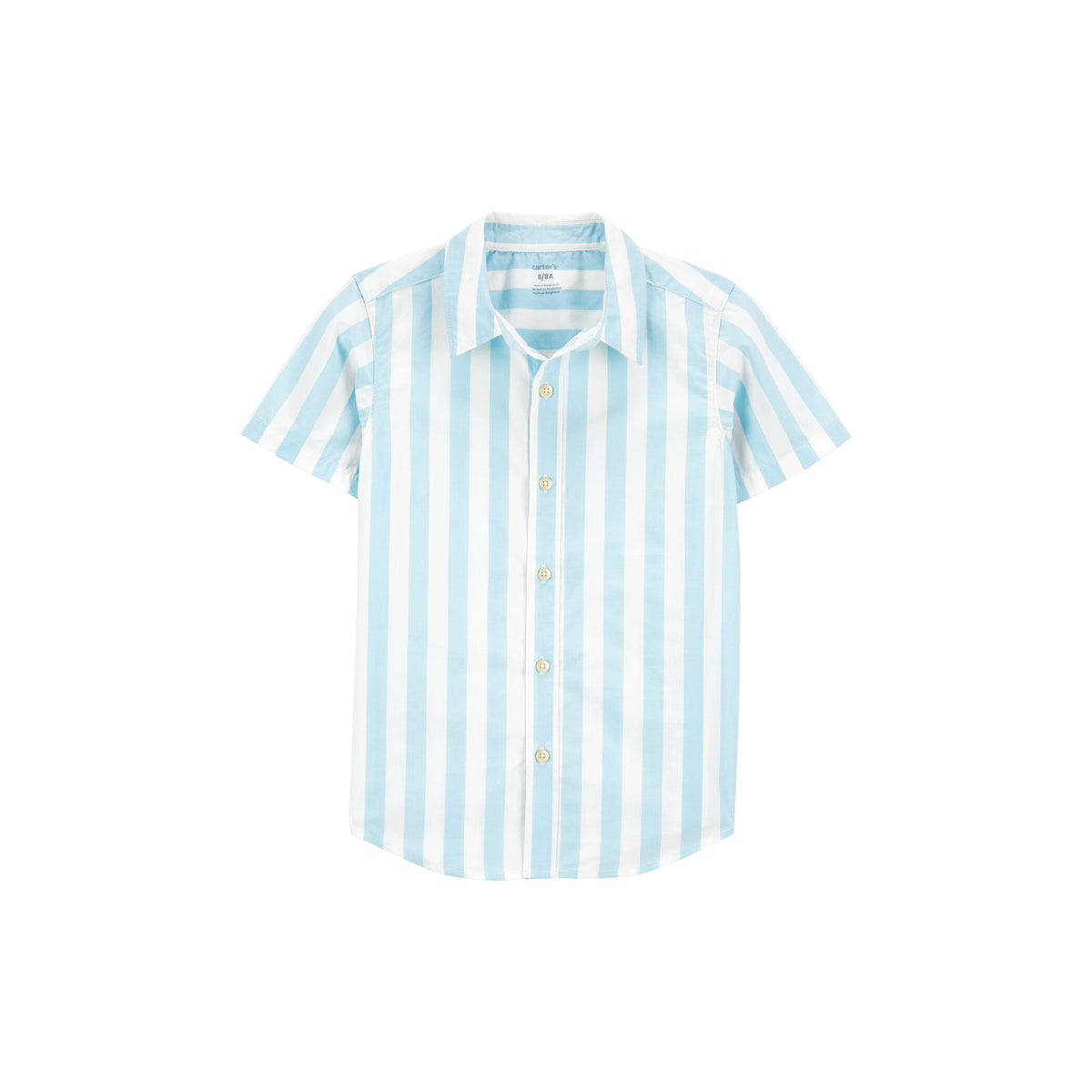 Carter's 寶貝藍條紋襯衫(6-8)