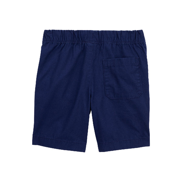 Carter's 深藍格紋短褲(6-8)