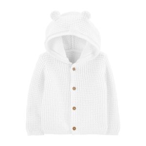 Carter's 小熊耳朵連帽外套(6M-12M)