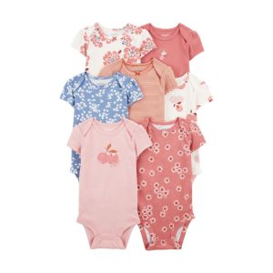 Carter's 櫻桃小花7件組包屁衣(6M-24M)