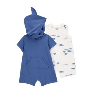 Carter's 嬰童鯊魚突擊隊2件組連身裝