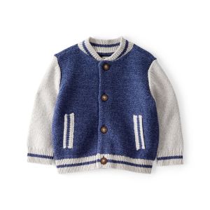 【官網獨家】OshKosh 嬰童棒球好小子長袖毛衣外套