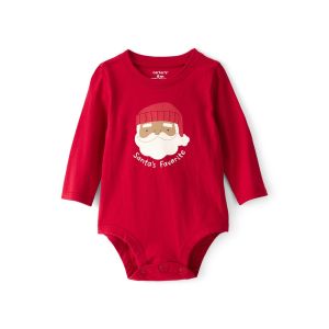 Carter's 嬰童聖誕老公公長袖包屁衣