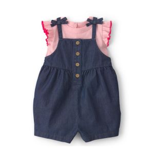 Carter's 嬰童牛仔小甜心2件組套裝(上衣/吊帶褲)