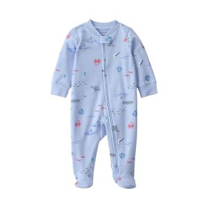 Carter's 嬰童海星打瞌睡長袖包腳連身裝