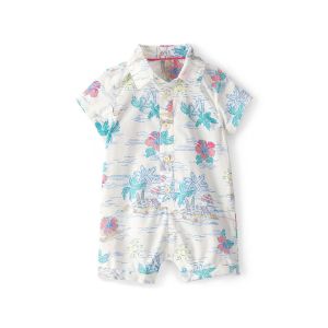 Carter's 嬰童熱情夏威夷短袖遊戲褲（連身裝）