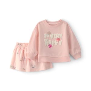 Carter's 嬰童超開心兔兔2件組套裝(上衣/短裙)