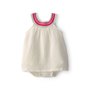 Carter's 嬰童熱情小彩虹短袖包屁洋裝