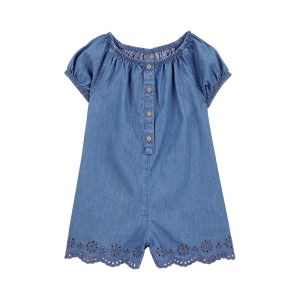 Carter's 小童蔚藍街頭風短袖連身裝