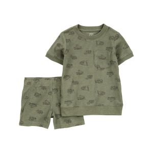 Carter's 小童建築師卡特2件組套裝(上衣/短褲)