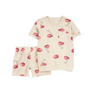 Carter's 小童火速消防車2件組套裝(上衣/短褲)