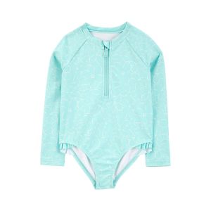 【官網獨家】Carter's 小童UPF 50+ 碧花飄影泳衣