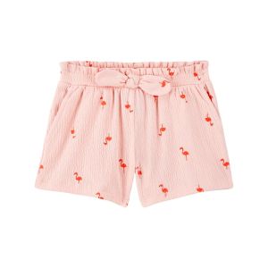 【官網獨家】Carter's 小童紅鶴愛玩耍短褲