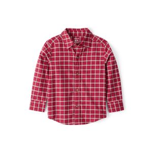 【官網獨家】Carter's 小童聖誕紅格紋長袖上衣