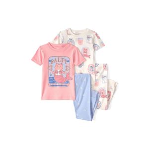 Carter's 小童喵喵美人魚4件組套裝(睡衣/睡褲)