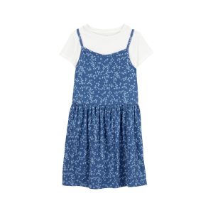 Carter's 大童夏夜花火記2件組套裝(上衣/洋裝)
