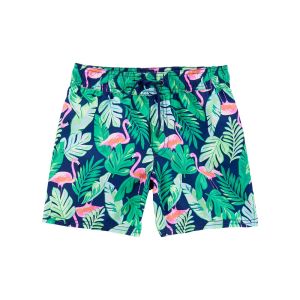 【官網獨家】Carter's 大童UPF 50+ 藍海熱帶泳褲