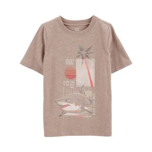 Carter's 大童鯊魚賞夕陽短袖T-shirt上衣